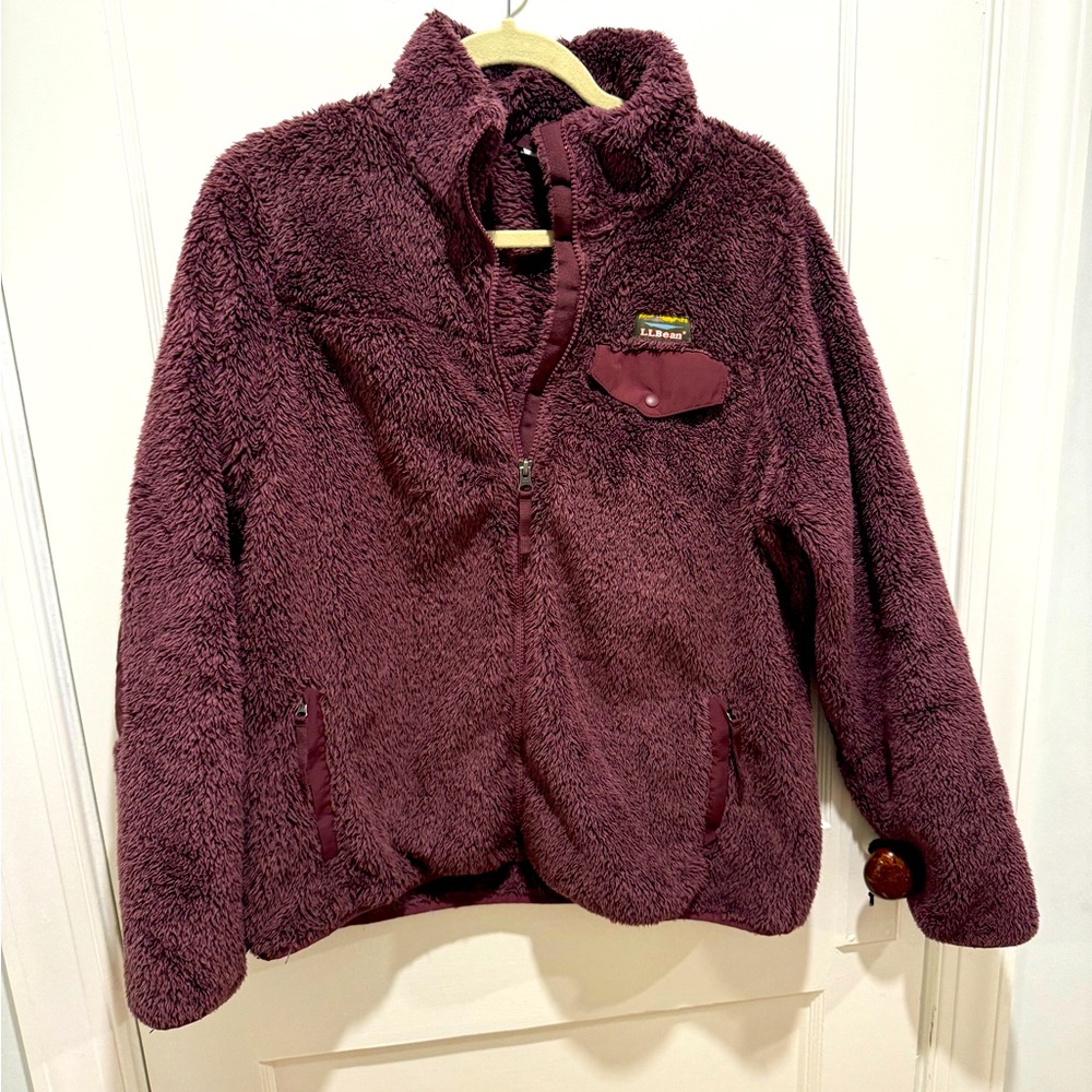 LL Bean high pile fleece jacket